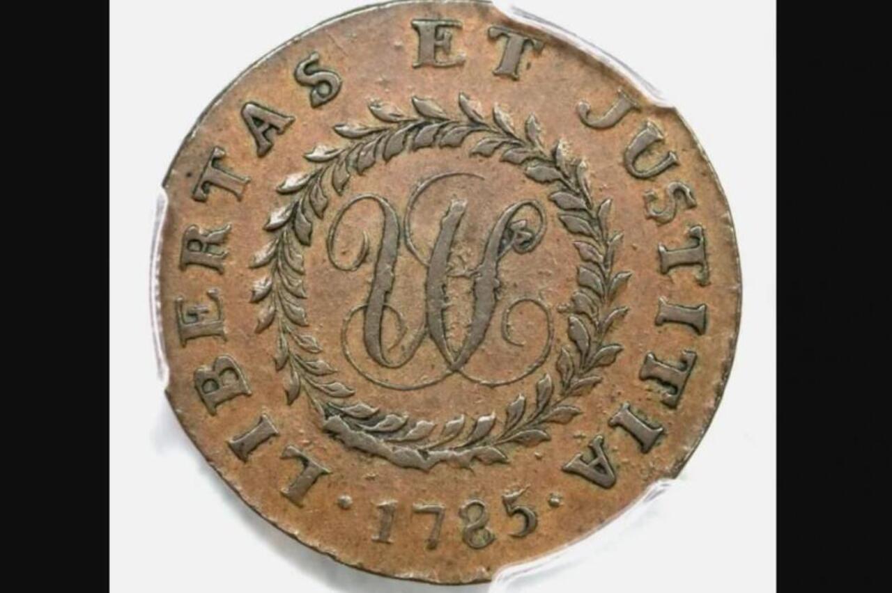 В США брат и сестра случайно обнаружили медную монету XVIII века