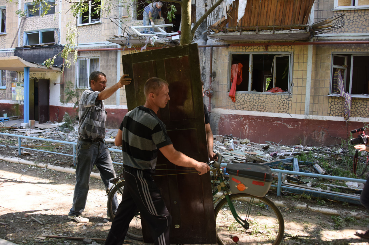 Город Токмак в Запорожской области обстреляли кассетными боеприпасами