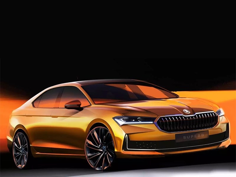 Рассекречен дизайн нового Skoda Superb